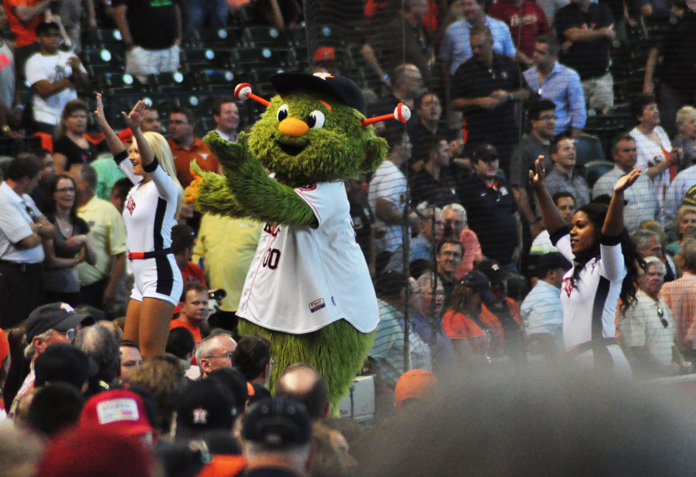 Astros mascot Orbit