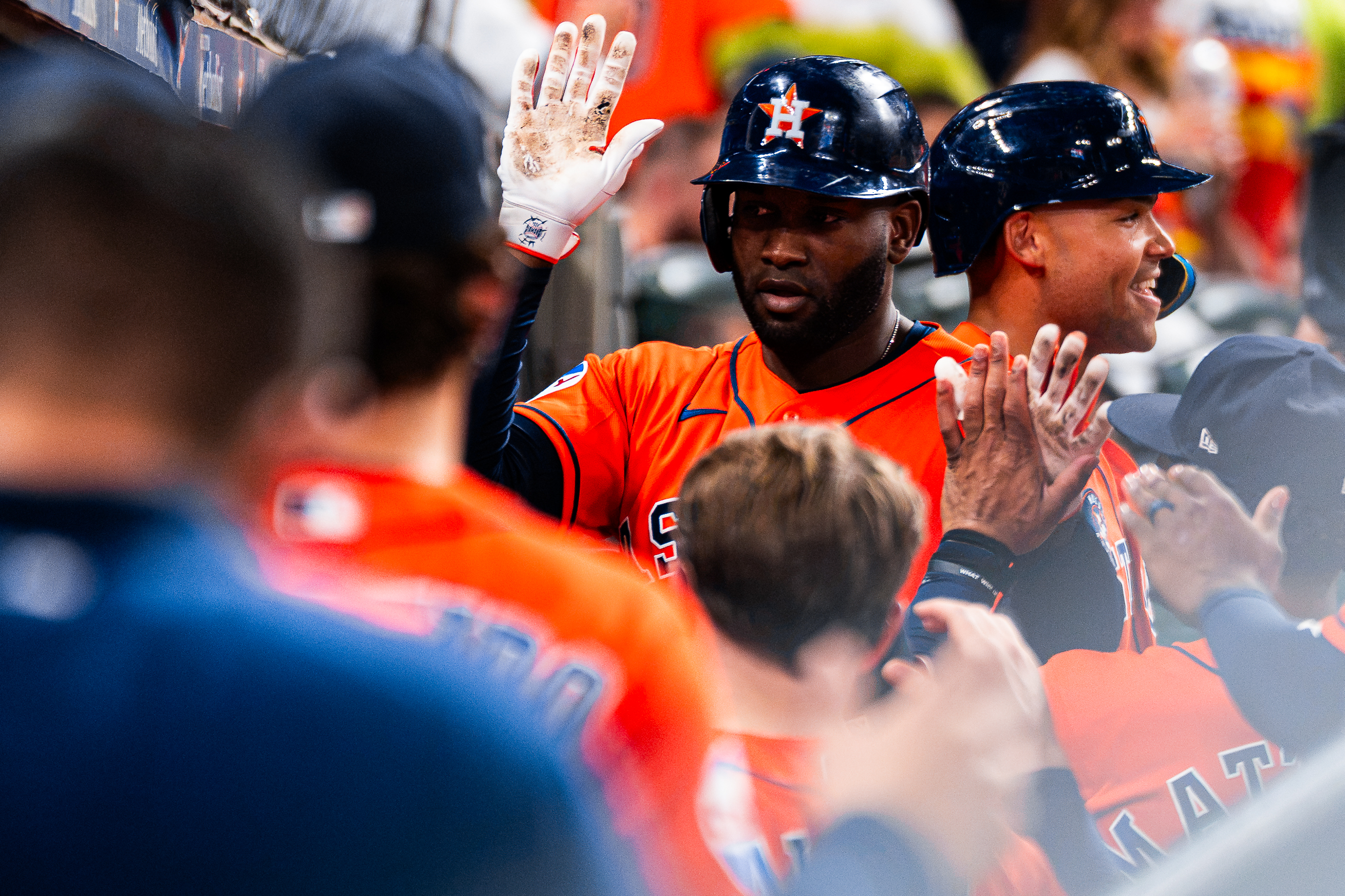Astros bats explode, including a slam from Wade Jr; Astros win 9-3